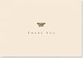 Gold Butterfly Thank You Notes (Stationery, Note Cards) (Note Card Series)
