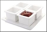 Maxwell Williams White Dipping Bowl Set W/Tray Vogue