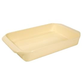 Chantal Pure 3-1 4-Quart Rectangular Baker, Clear Light Vanilla by Chantal