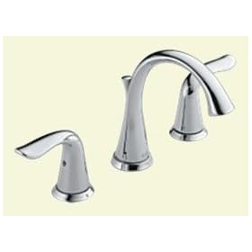 Delta Lahara 3538 Two Handle Widespread Lavatory Faucet, Chrome