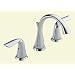 Delta Lahara 3538 Two Handle Widespread Lavatory Faucet, Chrome