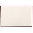 Red Boredered Pearl White Correspondence Cards