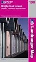 Brighton and Lewes, Haywards Heath (OS Landranger Map)