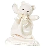 Personalized Baby Lovie Security Blanket by Mullins Square (Cream bear)