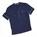 Kangol V neck Button Tee Shale Small