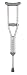 Search : Push Button Aluminum Crutches with Accessories, Adult, Silver/Gray