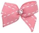 Puppy Kisses "Ballerina" Dog Hair Bow - Alligator clip closure, Made with SWAROVSKI ELEMENTS