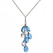 Aquamarine Light-Blue Briolette Necklace