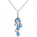 Aquamarine Light-Blue Briolette Necklace