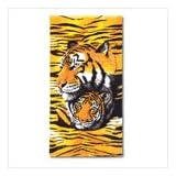 Golden Tigers Beach Towel