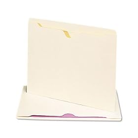 Smead 75604 - Recycled Top Tab File Jacket, Letter, Manila, 100/Box-SMD75604
