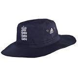 ECB Official 2008 adidas England Cricket Sun Hat - Dark Navy - L