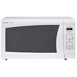 Sharp 2.0 Cu. Ft. 1200 Watt Countertop Sensor Cook Microwave - White