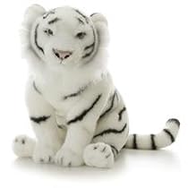 Plush Raj White Tiger 16"