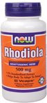 Rhodiola by NOW Foods - Herbs (500mg - 60 Vegetarian Capsules)