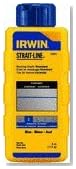 6 Pack Irwin 64905 Strait-Line 8-oz Hi-Visibility Marking Chalk - Fluorescent Orange