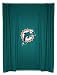 Sports Coverage Miami Dolphins Shower Curtain-Size: One Size