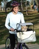 Solvit Products, Lp Deluxe Bicycle Pet Basket Silver - 62308