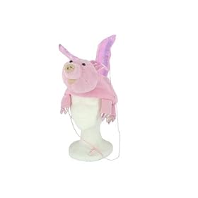 Click here to buy Flying Pig Hat - Pull the Strings to Flap the Wings by HSC.
