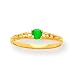 Jewelry : 14k 3mm Emerald BirthStone Baby Ring
