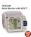 OMRON HEM-650 WRIST-TYPE BLOOD PRESSURE MONITOR WITH ADVANCED POSITIONING SENSOR