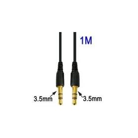 1M Gold Plated 3.5mm Stereo Jack Plug to 3.5mm Stereo Jack Plug Aux Cable Lead for Sony Walkman NWZ MP3 Player