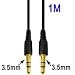 1M Gold Plated 3.5mm Stereo Jack Plug to 3.5mm Stereo Jack Plug Aux Cable Lead for Sony Walkman NWZ MP3 Player