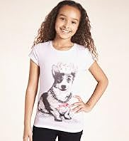 Autograph Pure Cotton Corgi Print T-Shirt