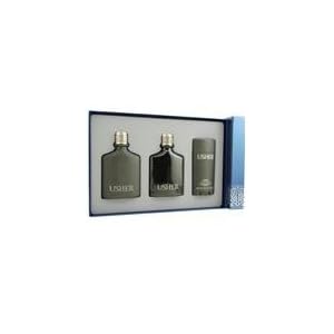 USHER by Usher EDT SPRAY 3.4 OZ and AFTERSHAVE TONIC SPRAY 3.4 OZ and DEODORANT STICK FRESH 2.6 OZ
