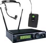 Shure ULXP14/30 Wireless System Includes ULXP4 Receiver ULX1 Bodypack and WH30TQG Headset Mic