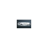 All Sales 471 Polished Billet Aluminum Flame Door Handles - Set of 2
