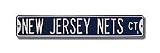 New Jersey Nets Authentic Street Sign