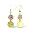Pave Style with Light Rose Swarovski Crystal Earrings Pave Style with Light Rose Swarovski Crystal Earrings