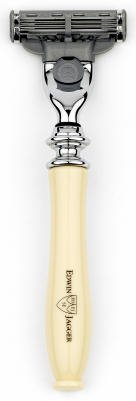 Edwin Jagger Chatsworth Ivory Color Mach3 Razor [Health and Beauty]