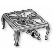 Economy Cast Iron Single Burner by Hurricane Products
