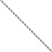 14k White Gold 2mm D/C Rope Chain 30 Inches