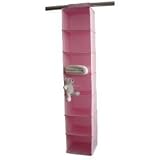 Tadpoles 7-Shelf Organizer- Pink