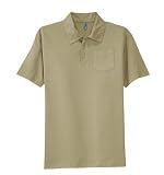 District Threads - District Sport Shirt with Pocket Khaki-2XL