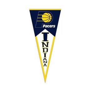 Buy Indiana Pacers Classic Wool Blend Pennant Embroidered and Decorated w Logos by WINNING STREAK SPORTS