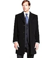 Collezione Luxury Italian Wool Rich Coat with Cashmere