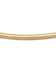 3 mm Solid Omega Chain 14K White 7 Inch Ch744