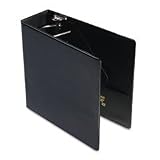 Economy D-Ring Vinyl View Binder, 4 Capacity, Black - Same Day Shipping (orders by 3 pm), Next Day Delivery (in most cases)