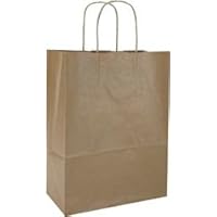 DMD Large Matte Finish Gift Bag 14H 8 3/4W 5 3/4D Kraft LGMBAG-1106; 12 Items/Order