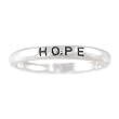 Narrow HOPE Stackable Band Ring in Sterling Silver in Sizes 5-10, #8107