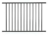 48 x 72 2 Rail Aluminum Pool Fence Section