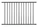 48" x 72" 2 Rail Aluminum Pool Fence Section
