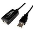 Factory Re-Certified 16ft USB 2.0 A to A Male to Female Active Extension Cable .