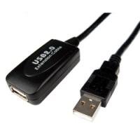 Factory Re-Certified 16ft USB 2.0 A to A Male to Female Active Extension Cable .