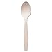 DIXTH017 - Plastic Cutlery, Heavyweight Teaspoon, Crystal Clear, 6quot;