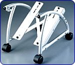 HSfele CPU Cart w/ 4 Angle Settings, Silver